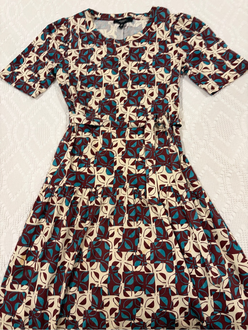 MaxMara Printed Jersey Midi Dress